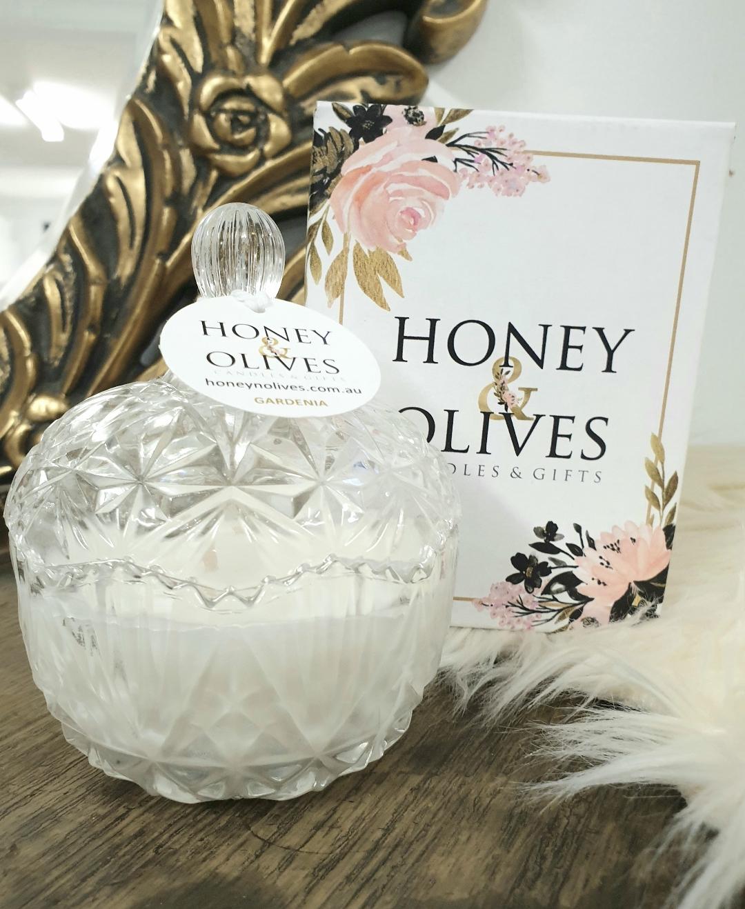 Soy wax candle – Lychee quava sorbet fragrance – Stripe Jar
