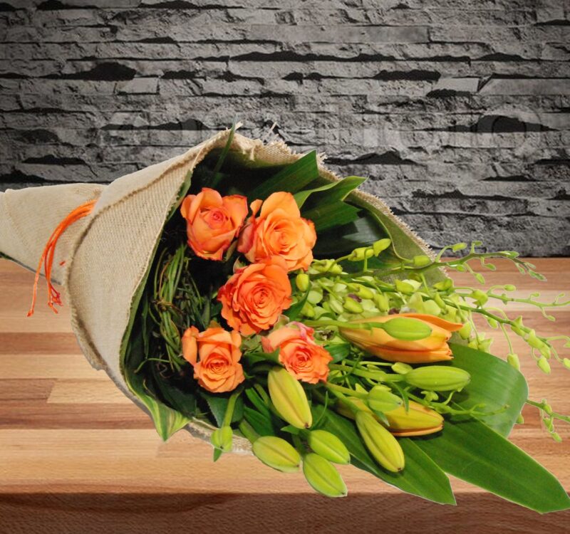 Brilliant Orange Bouquet