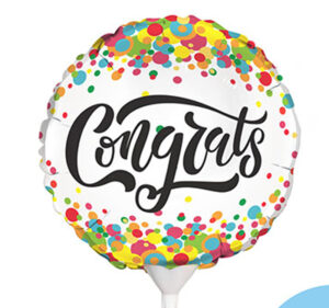 Congratulation Foil Balloon 9"