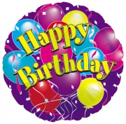 Happy Birthday Foil Balloon 17"
