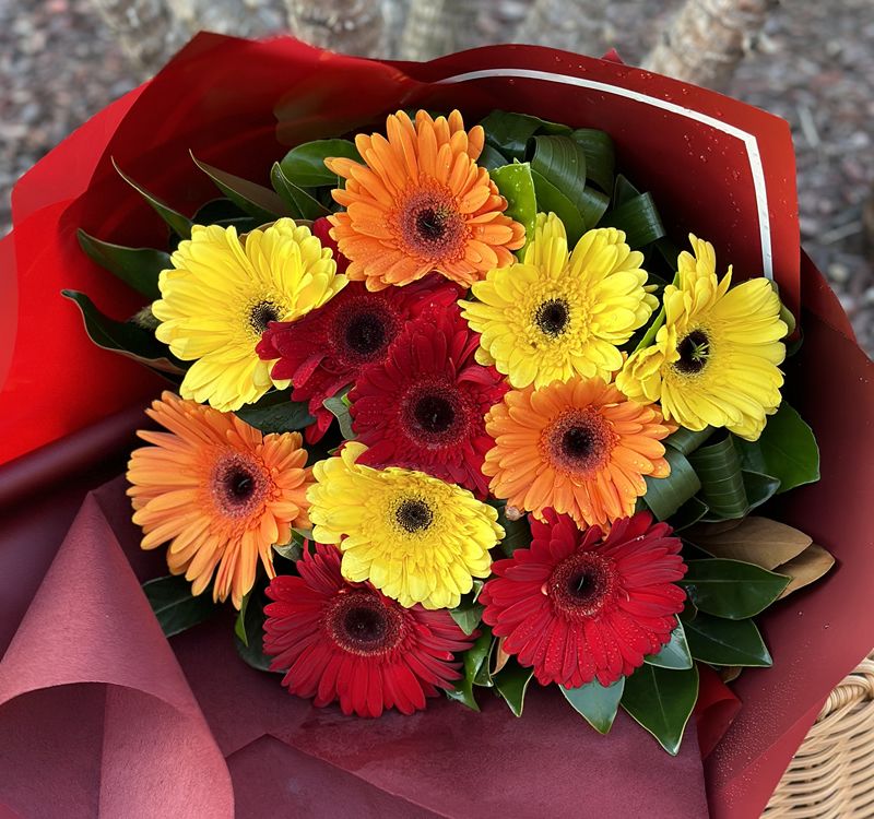 Gerbera Colour Burst Bouquet – BS15