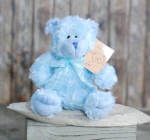 Blue Teddy Bear - 20cm